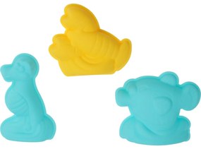 Set de jucării de nisip în cutie, 7 buc, albastru