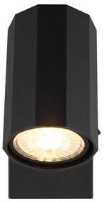 Aplica cu Spot directionabil metal negru JAMES
