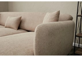 Colțar bej (cu colț pe partea dreaptă/cu șezlong) Simena – Balcab Home