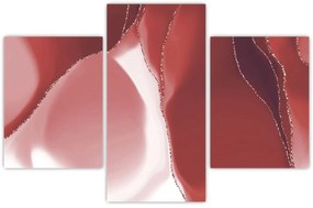 Tablou - Floare abstractă roșie N⁰3 (90x60 cm)