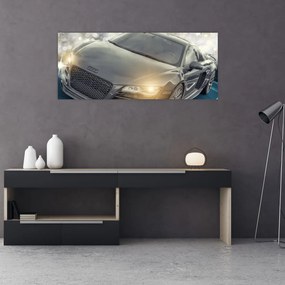 Tablou cu Audi - gri (120x50 cm), în 40 de alte dimensiuni noi