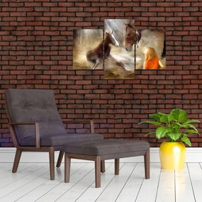 Tablou - Bine ai venit, căluțul mic (90x60 cm)