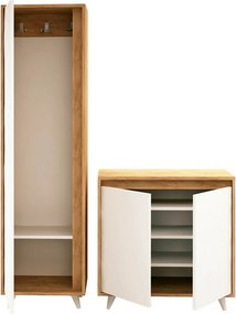 Set de hol Omnide Oak and White