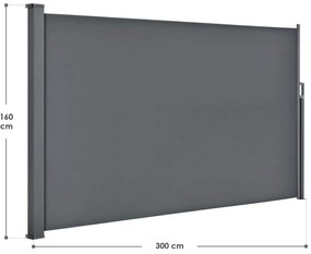Jusky Copertina laterala Dubai 300 x 160 cm - gri