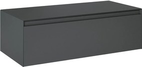 Elita Split Slim dulap cu blat 100x45.8x31.9 cm laterala pe perete antracit RE081004056010