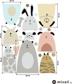 Autocolante de perete - Animale domestice