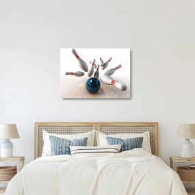 Tablou pe sticlă - Bowling (70x50 cm)