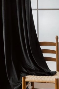 Draperie opaca neagra VELVET 140x250 cm Agatat: Rejansa