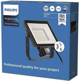 Proiector LED de exterior cu senzor PROJECTLINE LED/30W/230V IP65 4000K Philips
