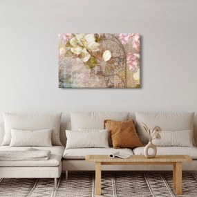Tablou - Ornament de flori (90x60 cm)