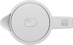 Cana electrica AENO AEK0005, 2200 W, 1,7 l, 40-100 °C, Baza rotativa la 360°, STRIX, Afisaj LED, Filtru, Alb