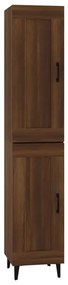 3115531 vidaXL Dulap înalt,Stejar brun, 35x34x180 cm, lemn compozit