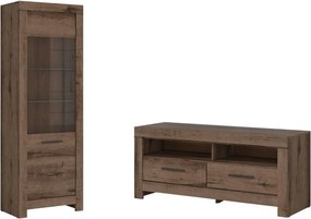 Mobilier living BALIN, stejar, PAL, 2 piese