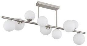Plafoniera 9L design modern Riha nichel