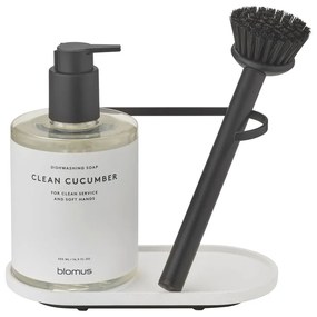 Suport pentru accesorii de spălat crem din beton Dhuva – Blomus