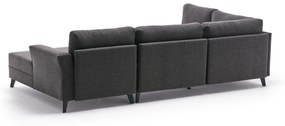 Canapea extensibilă de colț Eris - Anthracite