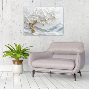 Tablou – Arborele vieții 3D elegant (70x50 cm)