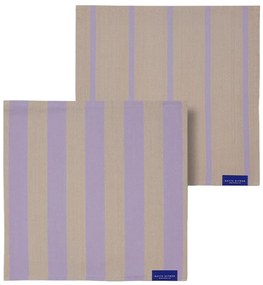 Șervețele 2 buc. din material textil Stripes – Mette Ditmer Denmark