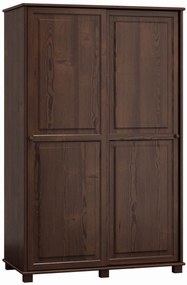 Dulap din lemn de pin 120 cm uși glisante 2D nr8 culori
