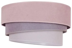 Duolla - Plafonieră TRIO 1xE27/15W/230V d. 45 cm roz/gri/alb