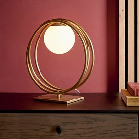 Endon 92491 - Lampă de masă EMILIO, 1xG9/3W/230V, aurie/albă