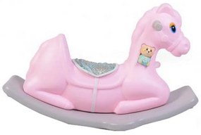 Calut balansoar pentru copii NOVOKIDS ™ Napoleon Horsee , Cu jucarie muzicala detasabila, Platforma de balansare, Dimensiuni 80x50x40 cm, max 50 kg,