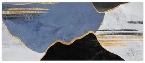 Tablou - Forme texturate (120x50 cm)