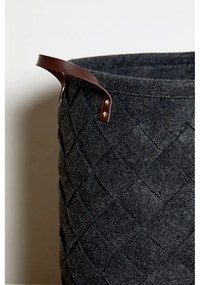 Coș pentru rufe Wenko Trovo, negru, 75 l