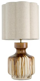 Veioza, Lampa de masa LUX, Ceramica, Maro, Lorena