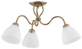 Lustră aplicată ARIEL 3xE27/15W/230V auriu