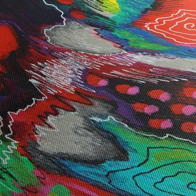 Tablou abstract - culori (90x60 cm)