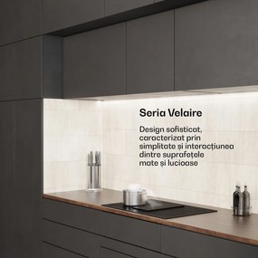 Klarstein Plită cu inducție Velaire cu hotă integrată — elegantă, minimalistă, puternică, 8400 W, 80 cm