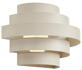 Lampă de perete modernă bej, incl. LED, cu 3 trepte de intensitate luminoasă - Lines