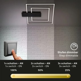 Plafonieră LED dimabilă NICO DUO LED/25W/230V Briloner 3545-015