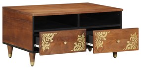 vidaXL Masă de cafea maro miere 80 x 54 x 40 cm Lemn masiv de mango