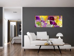 Tablou cu abstracție - pictura (120x50 cm)