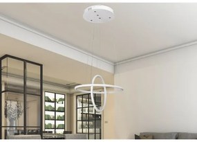 Rabalux 2544 - Lustră LED DONATELLA LED/37W/230V alb