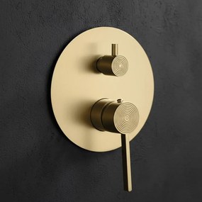 Set de dus incastrat Rea Foster auriu periat + BOX