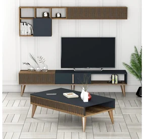 Set mobilier living Millano 1 (nuc + antracit). 1107143