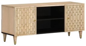 vidaXL Comodă TV, 105x33x46 cm, lemn masiv de mango