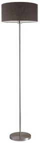 Lampă LED de podea TUNJA 1xE27/20W/230V Ø 38 cm crom mat/maro