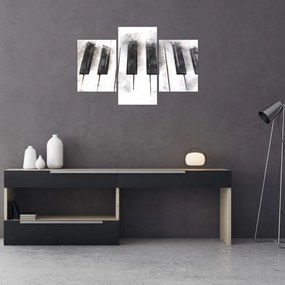 Tablou - Pian, acuarelă (90x60 cm)