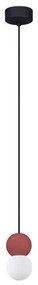 Pendul design decorativ ZERO rosu/opal
