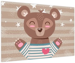 Tablou - Ursulețul iubitor (90x60 cm)
