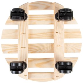 Bază mobilă pentru ghiveci din lemn ø 29 cm (înălțime 8 cm) Indoor &amp; Outdoor – Esschert Design