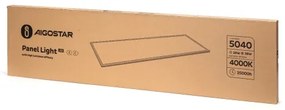 Aigostar - Panou LED încastrat pentru tavan fals, 28W, 230V, 120 x 30 cm, 4000K