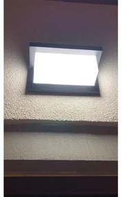 Aplică LED de exterior cu senzor LED/12W/230V IP54 negru