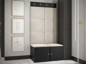 Mobilier hol Tewarota Slim IV (Negru + Bej) . 1104845