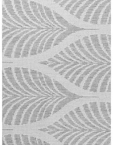 Covor tip traversă pentru interior și exterior gri/fildeș 80x250 cm Duet Liora – NORTHRUGS