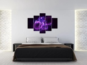 Tablou abstract cu bulbuci (150x105 cm)
